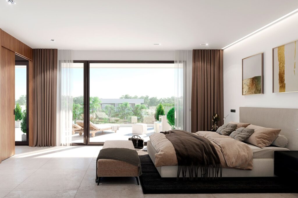 Promoción obra nueva vivienda unifamiliar de lujo con jardín y piscina. Valdemarín y la Florida. Madrid