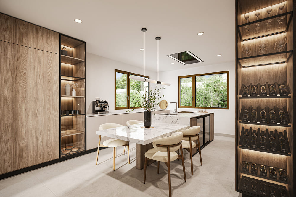 Promoción obra nueva vivienda unifamiliar de lujo con jardín y piscina. Valdemarín y la Florida. Madrid