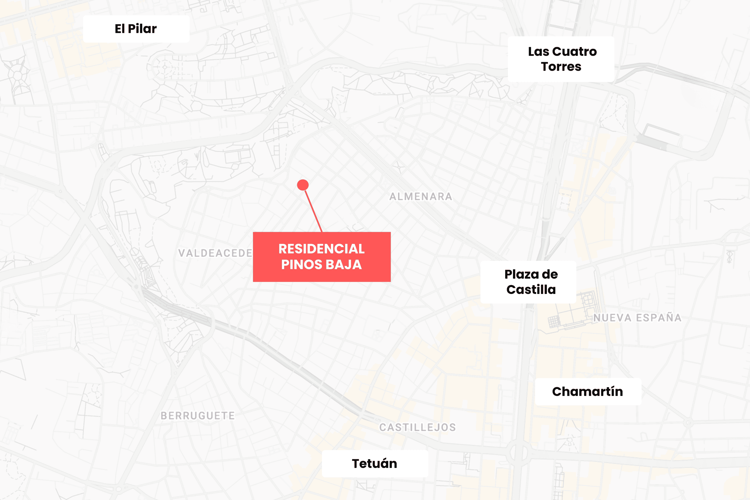 Promoción Viviendas Residencial Pinos Baja Tetuán