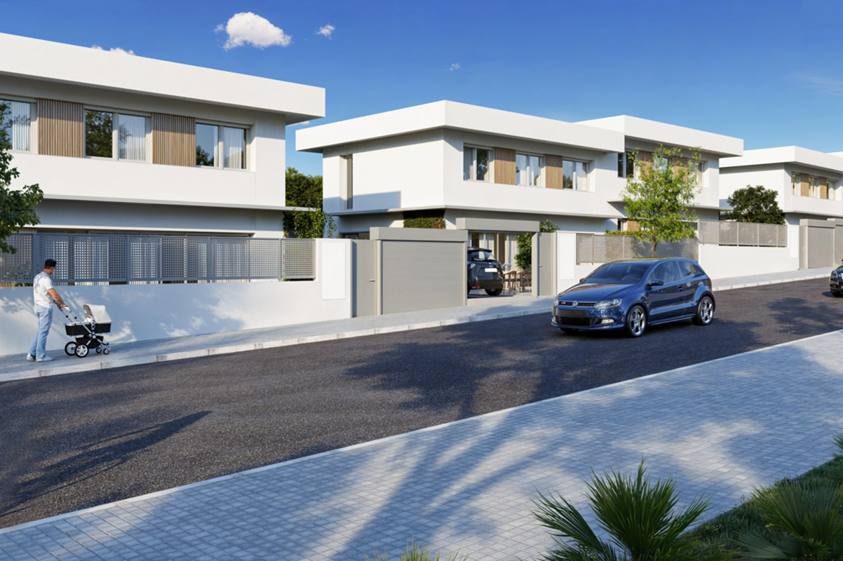 Promoción obra nueva Vivienda unifamiliar en Valdebebas, con jardín, piscina, aerotermia y domótica integrada