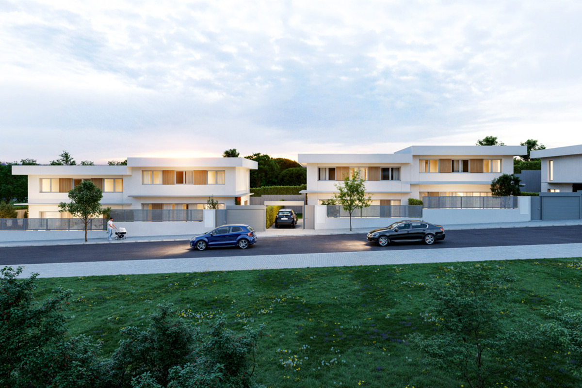 Promoción obra nueva Vivienda unifamiliar en Valdebebas, con jardín, piscina, aerotermia y domótica integrada