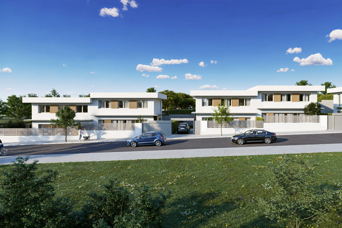 Promoción obra nueva Vivienda unifamiliar en Valdebebas, con jardín, piscina, aerotermia y domótica integrada