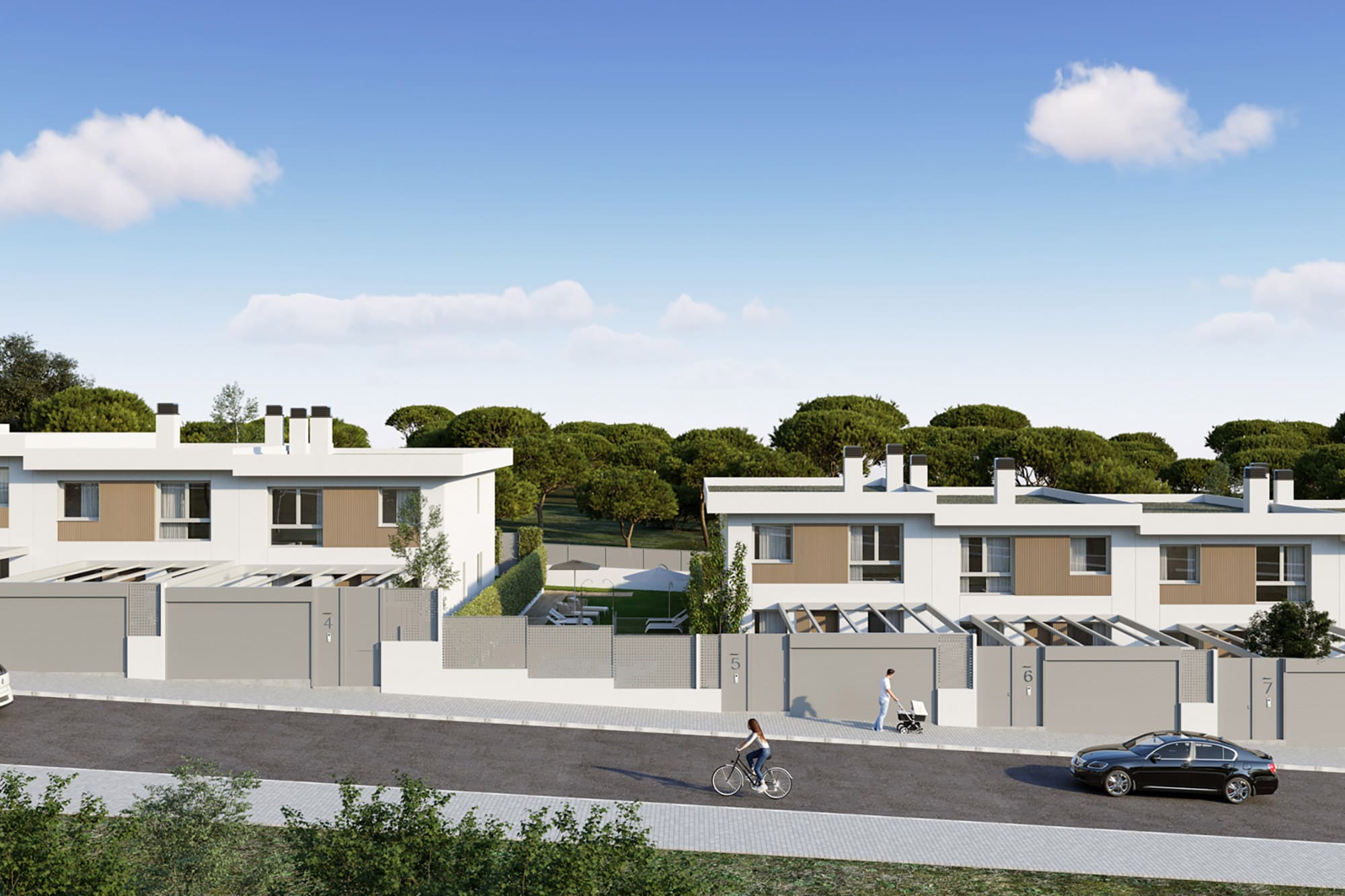 Viviendas Unifamiliares obra nueva Pozuelo de Alarcón zona norte